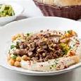 חומוס עם בשר